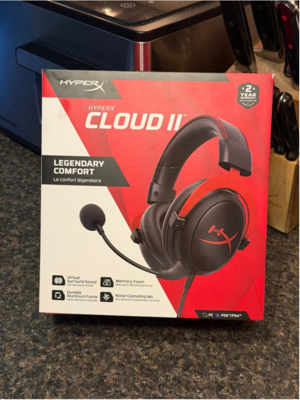 HyperX Cloud II Core Wireless Gaming Headset (Black)